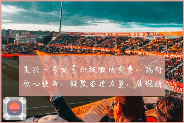 复兴一号党员积极缴纳党费，践行初心使命，凝聚奋进力量，展现新时代风采。